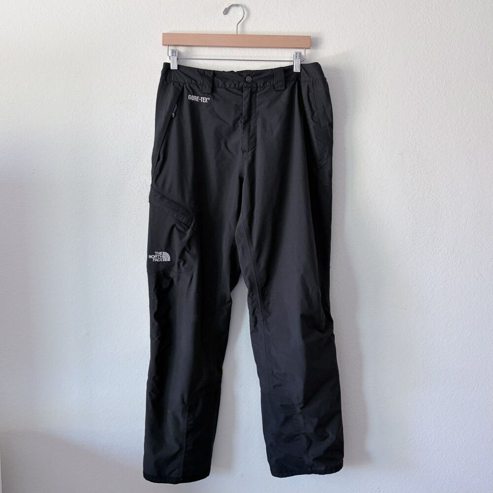 The North Face Gore-Tex Snow Ski Pants Womens Large Black Embroidery